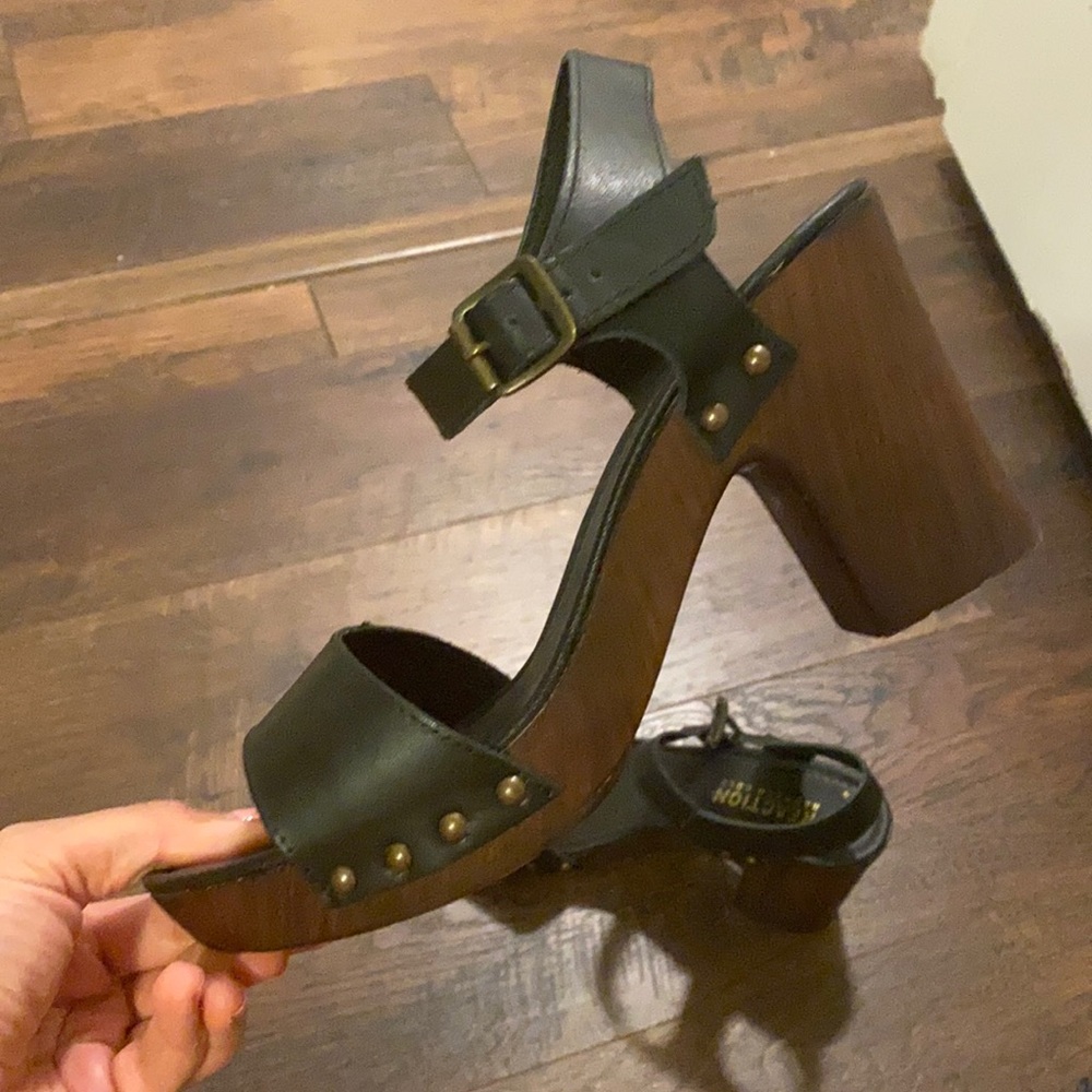 Kenneth Cole Studded Sandal Heel